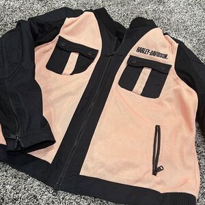 Harley-Davidson Black and Peach Jacket